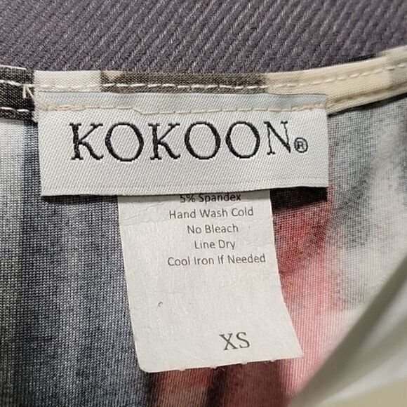 NWOT Kokoon "Dreamgirls" Wrap Tank Top Sz XS - Picture 5 of 6